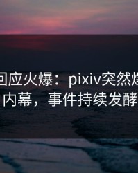 主持人回应火爆：pixiv突然爆出内幕内幕，事件持续发酵