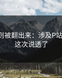 内部规则被翻出来：涉及P站网页版，这次说透了