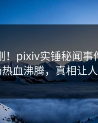 今晨刚刚！pixiv实锤秘闻事件，网红现场热血沸腾，真相让人瞠目