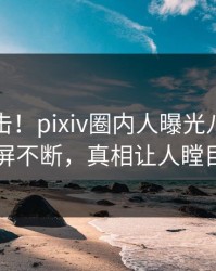 最新直击！pixiv圈内人曝光八卦，刷屏不断，真相让人瞠目