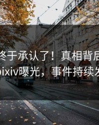 主持人终于承认了！真相背后的故事在pixiv曝光，事件持续发酵