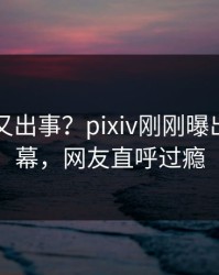 主持人又出事？pixiv刚刚曝出秘闻内幕，网友直呼过瘾