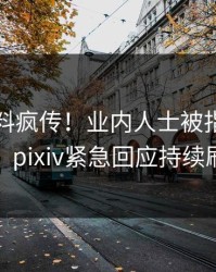 刚刚爆料疯传！业内人士被指引爆全场，pixiv紧急回应持续刷屏