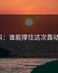 明星黑料：谁能撑住这次轰动的风暴？